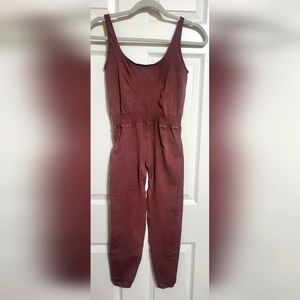 NWOT Free People Good Karma Onesie "Nutmeg"